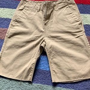 Youth boys lucky brand khaki shorts